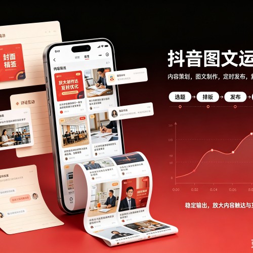子洲抖音图文代运营服务